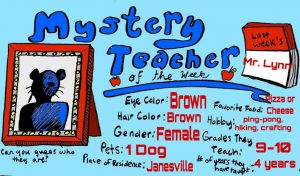 Mystery Teacher of the Week #9