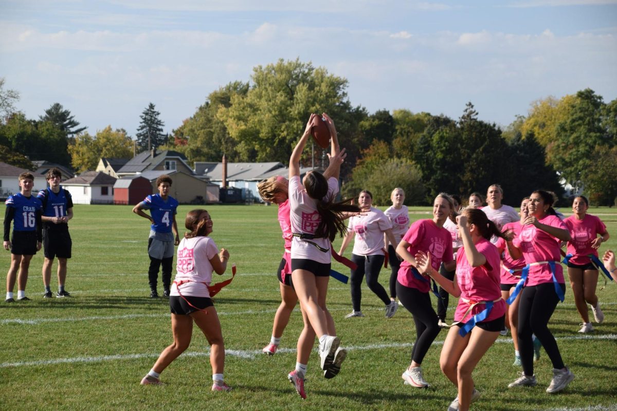 Powderpuff football game takes the field
